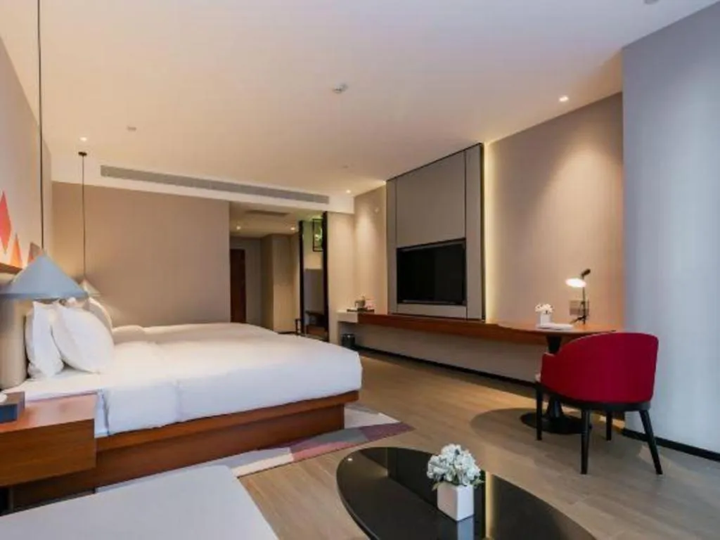 Bed in Borrman Hotel Xi'an North High-speed Railway Station