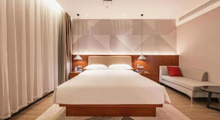 Bed in Borrman Hotel Xi'an North High-speed Railway Station