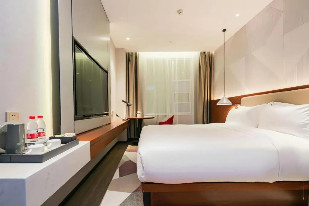 Bed in Borrman Hotel Xi'an North High-speed Railway Station