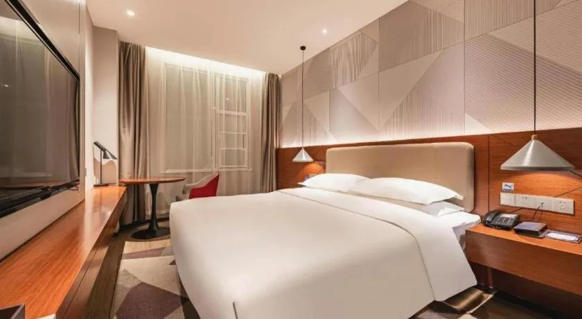 Bed in Borrman Hotel Xi'an North High-speed Railway Station