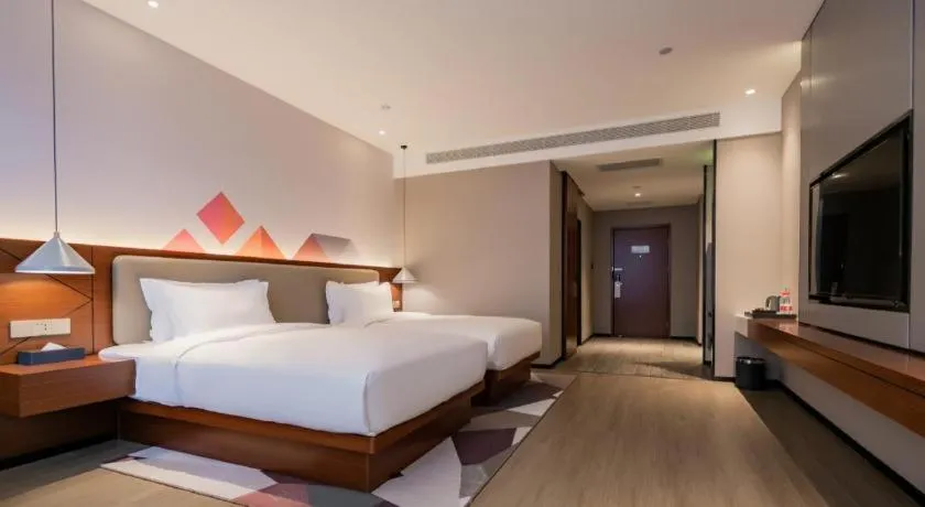 Bed in Borrman Hotel Xi'an North High-speed Railway Station