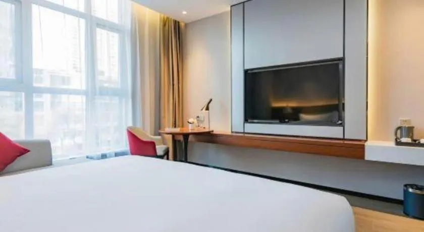 Bed in Borrman Hotel Xi'an North High-speed Railway Station