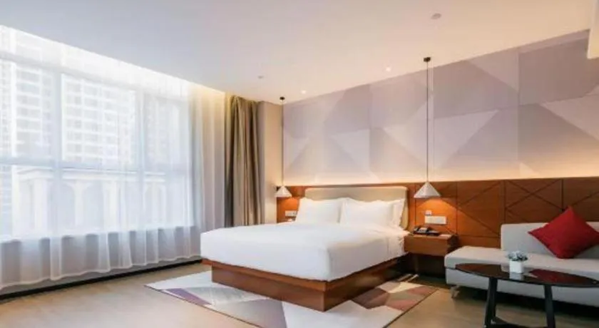 Bed in Borrman Hotel Xi'an North High-speed Railway Station