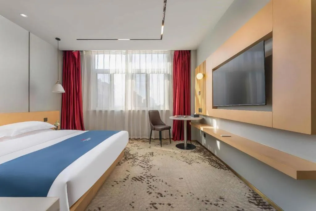 Bed in Borrman Hotel Jining High-tech Huangtun