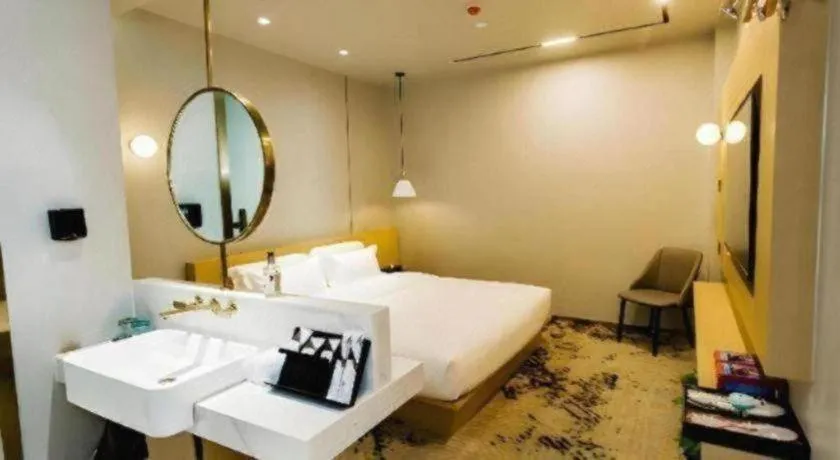 Bed in Borrman Hotel Jining High-tech Huangtun