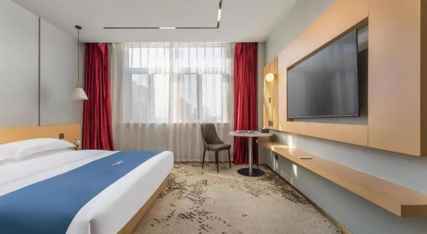 Bed in Borrman Hotel Jining High-tech Huangtun