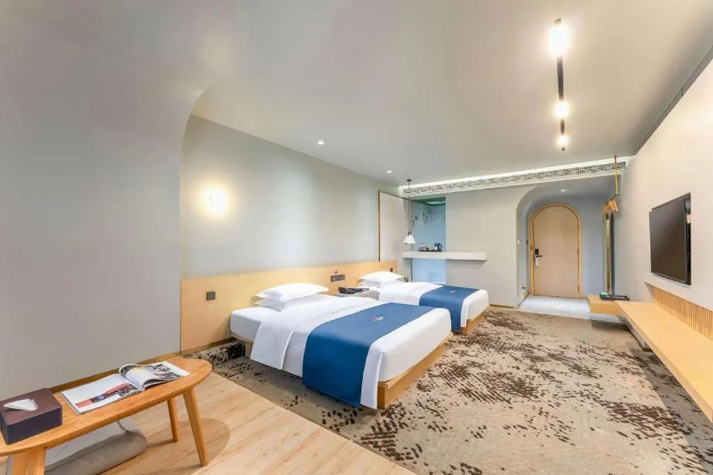 Bed in Borrman Hotel Jining High-tech Huangtun