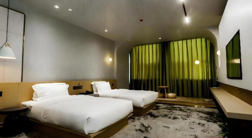 Bed in Borrman Hotel Jining High-tech Huangtun