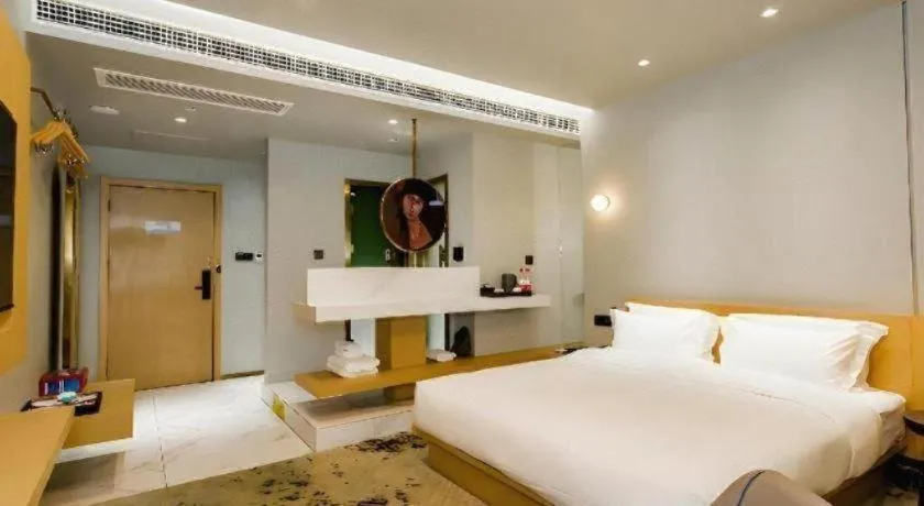 Bed in Borrman Hotel Jining High-tech Huangtun