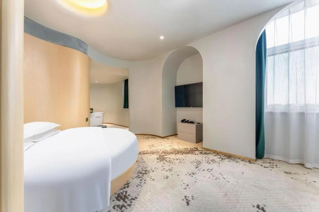 Bed in Borrman Hotel Jining High-tech Huangtun