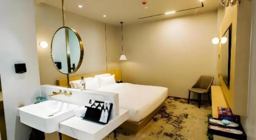 Bed in Borrman Hotel Jining High-tech Huangtun