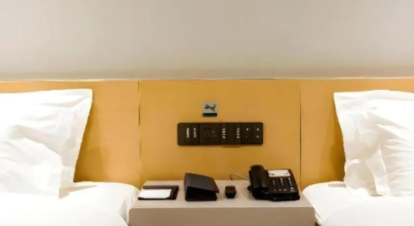 Bed in Borrman Hotel Jining High-tech Huangtun