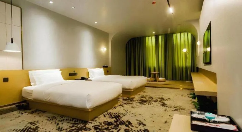 Bed in Borrman Hotel Jining High-tech Huangtun