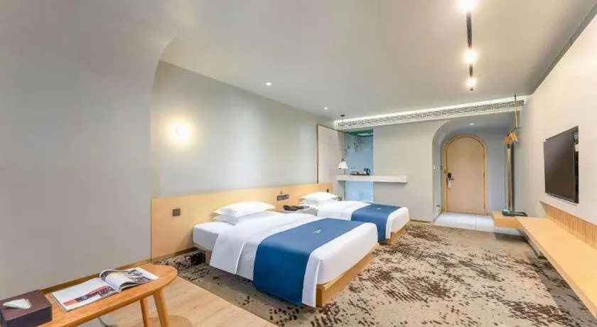 Bed in Borrman Hotel Jining High-tech Huangtun