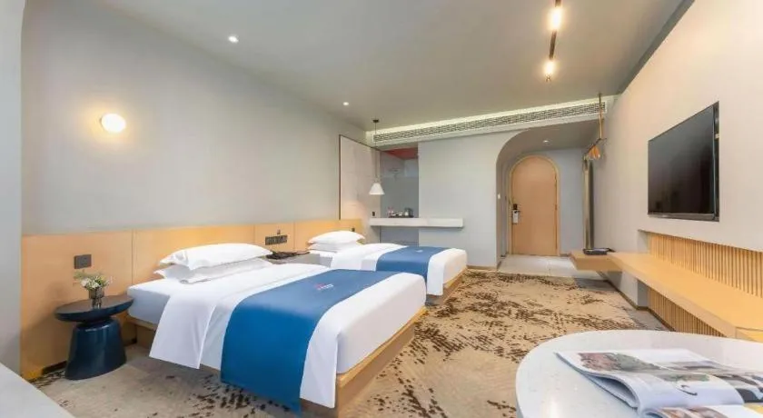 Bed in Borrman Hotel Jining High-tech Huangtun