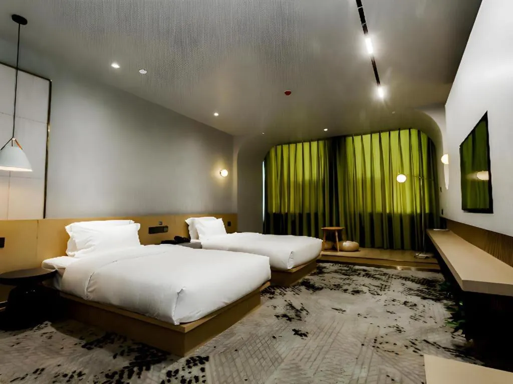 Bed in Borrman Hotel Jining High-tech Huangtun