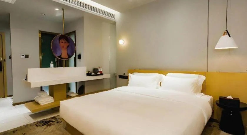 Bed in Borrman Hotel Jining High-tech Huangtun