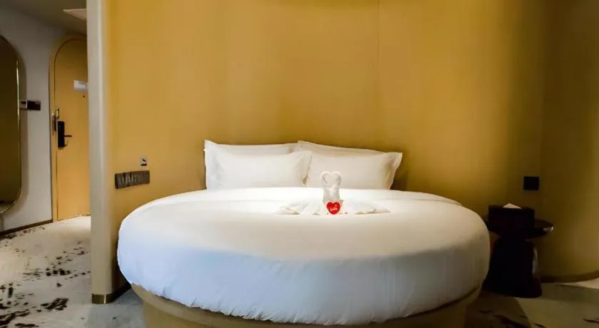 Bed in Borrman Hotel Jining High-tech Huangtun