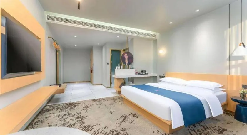 Bed in Borrman Hotel Jining High-tech Huangtun