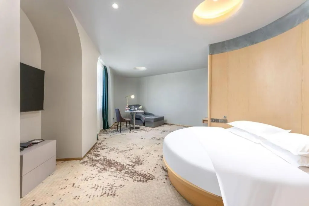 Bed in Borrman Hotel Jining High-tech Huangtun