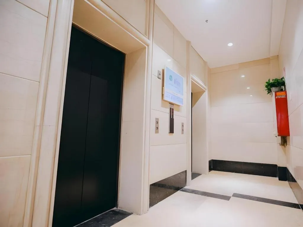 Bed in Green Tree Inn Luoyang Fenghuang Mansion Mudan Square Metro Station