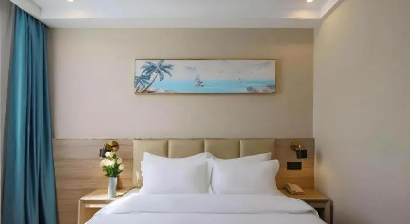 Bed in Green Tree Inn Nanjing Xinjiekou Wangfu Avenue