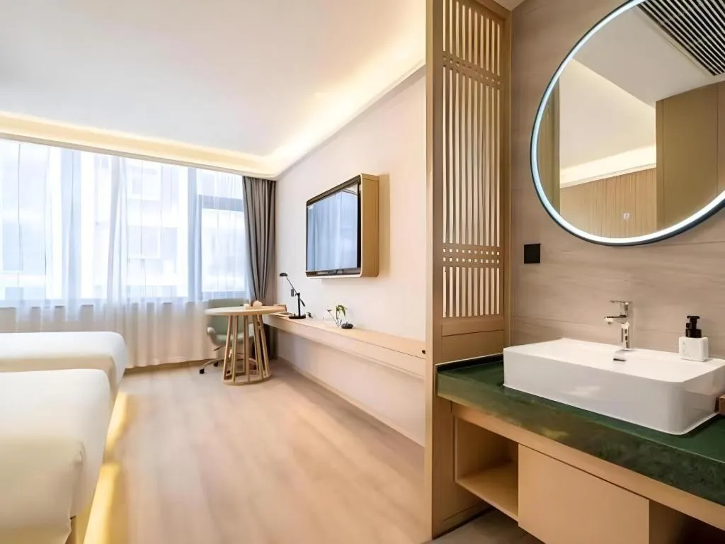 Bed in Deep Sleep Hotel Nanjing Confucius Temple Metro Station