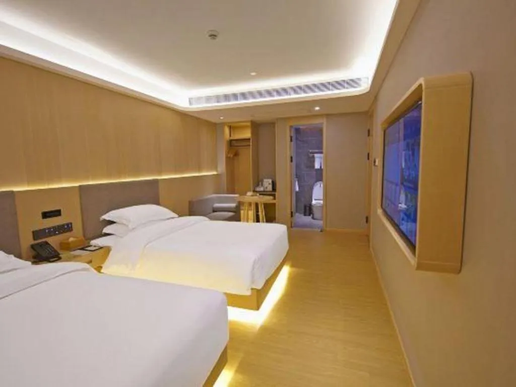 Bed in Deep Sleep Hotel Nanjing Confucius Temple Metro Station