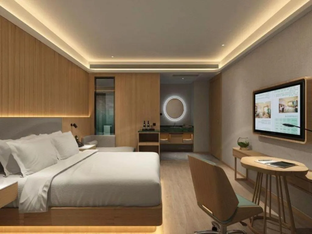 Bed in Deep Sleep Hotel Nanjing Confucius Temple Metro Station