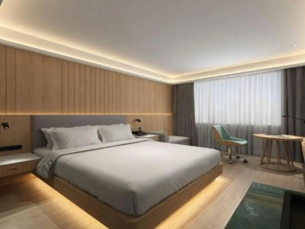 Bed in Deep Sleep Hotel Nanjing Confucius Temple Metro Station