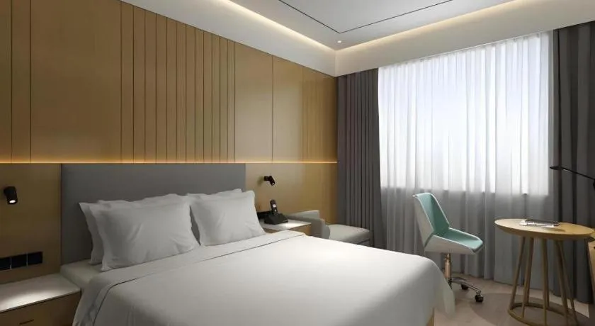 Bed in Deep Sleep Hotel Nanjing Confucius Temple Metro Station