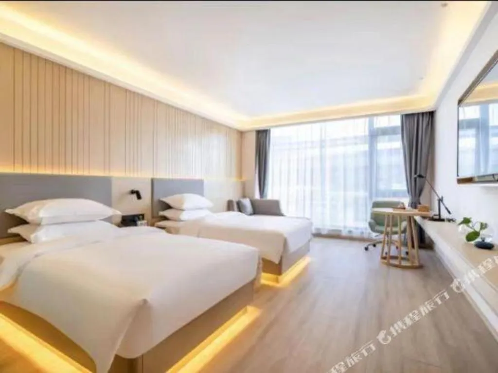 Bed in Deep Sleep Hotel Nanjing Confucius Temple Metro Station