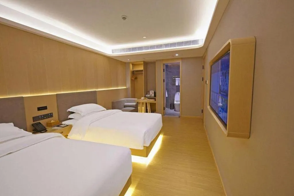 Bed in Deep Sleep Hotel Nanjing Confucius Temple Metro Station