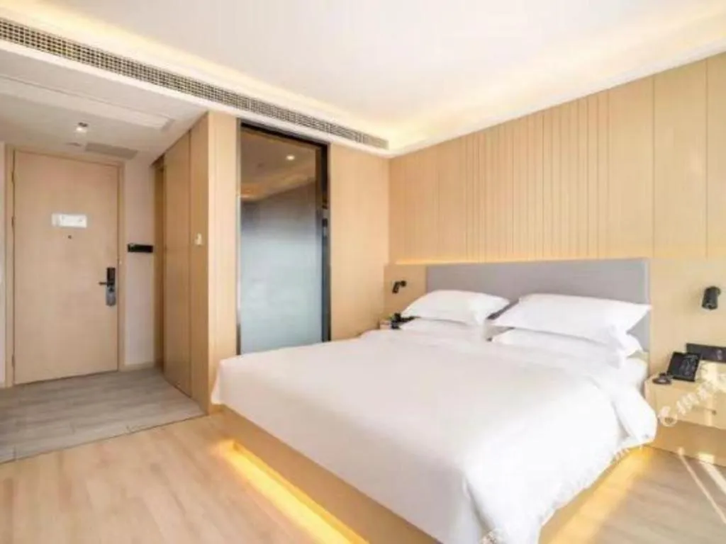 Bed in Deep Sleep Hotel Nanjing Confucius Temple Metro Station