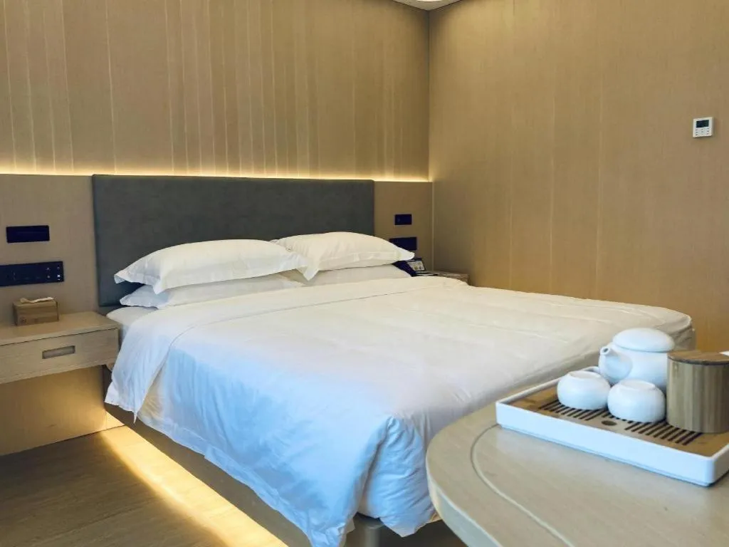 Bed in Deep Sleep Hotel Nanjing Confucius Temple Metro Station