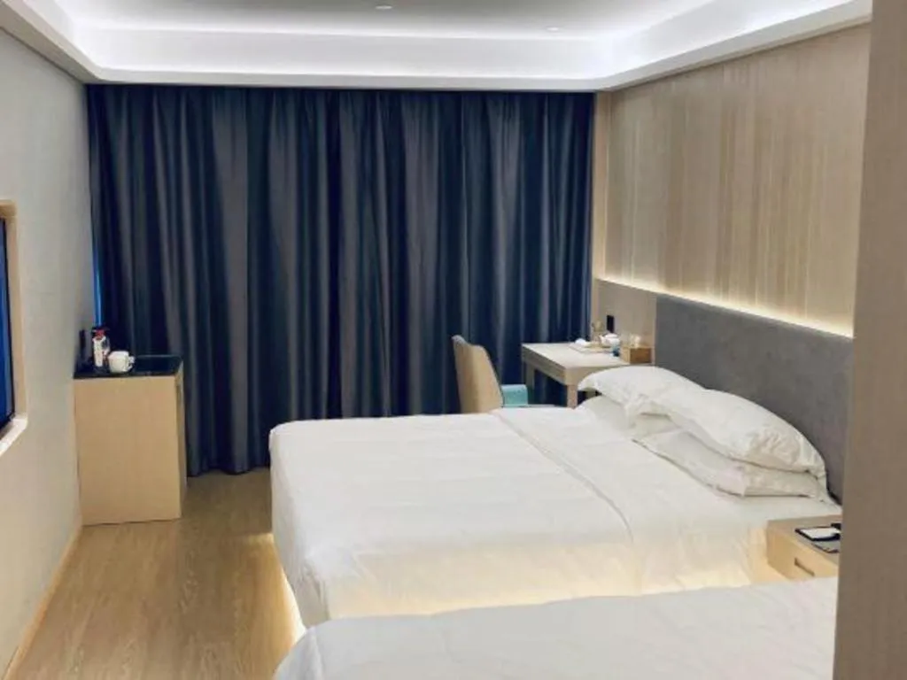 Bed in Deep Sleep Hotel Nanjing Confucius Temple Metro Station