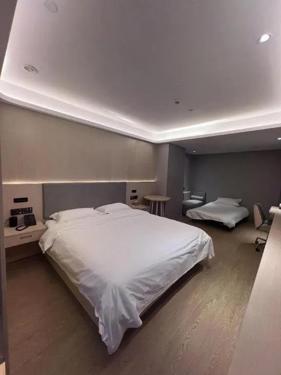 Bed in Deep Sleep Hotel Nanjing Confucius Temple Metro Station