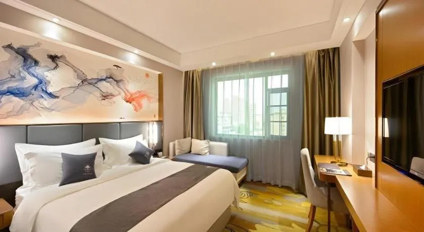 Bed in Green Tree Inn Zhuhai International Airport Huafa Shangdu