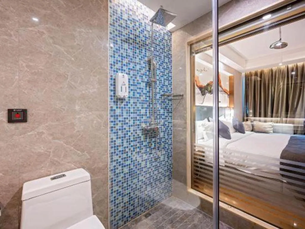 Bed in Green Tree Inn Zhuhai International Airport Huafa Shangdu