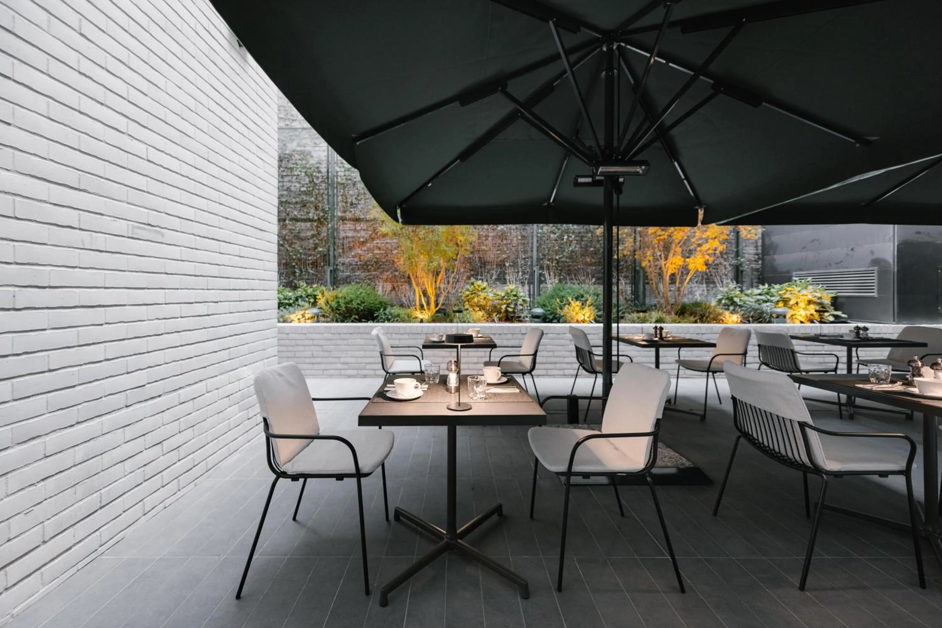 Patio in BoHo Hotel Budapest - Small Luxury Hotels