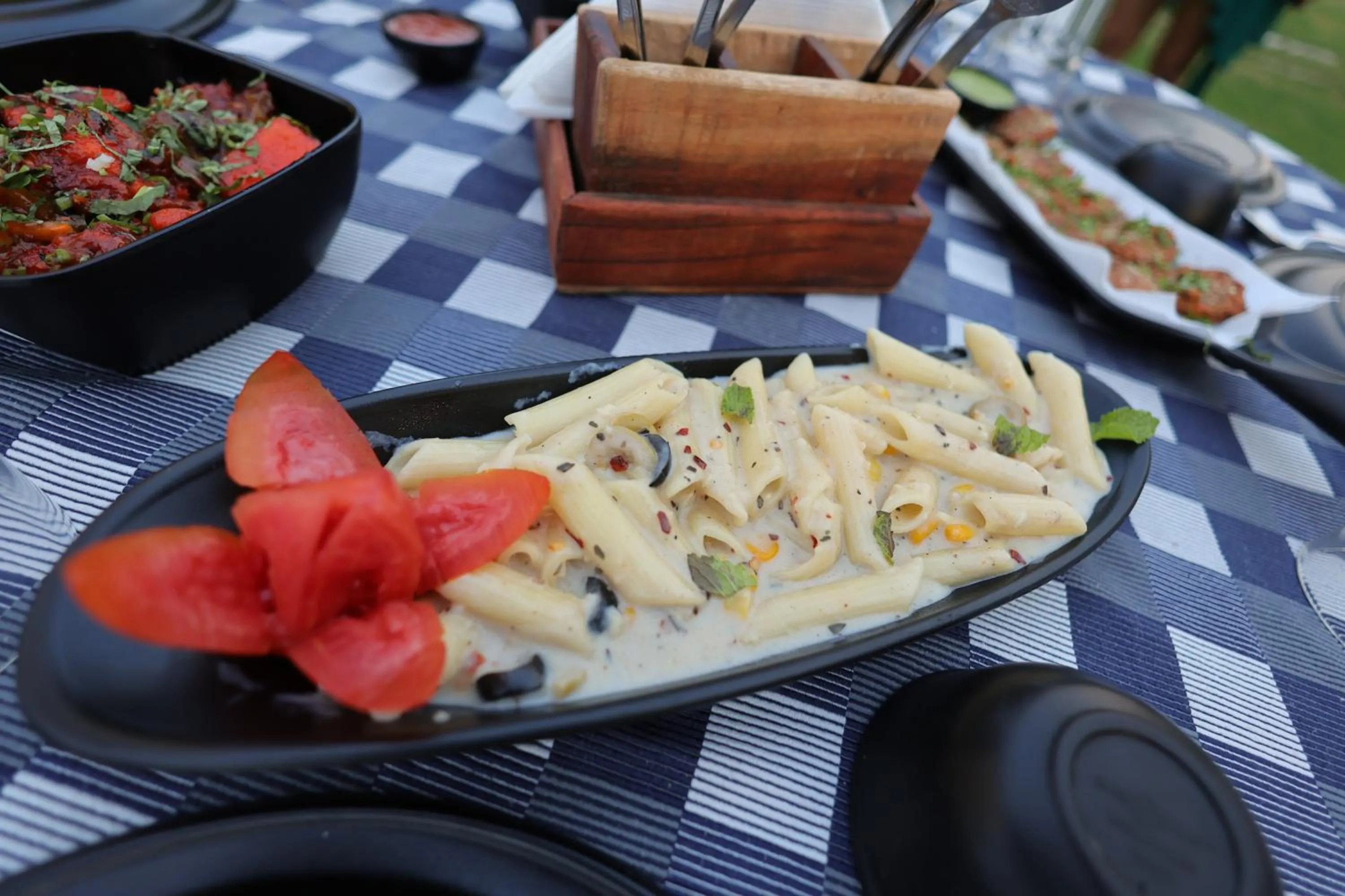 Food and drinks in Manas Resort by Rudrakshi