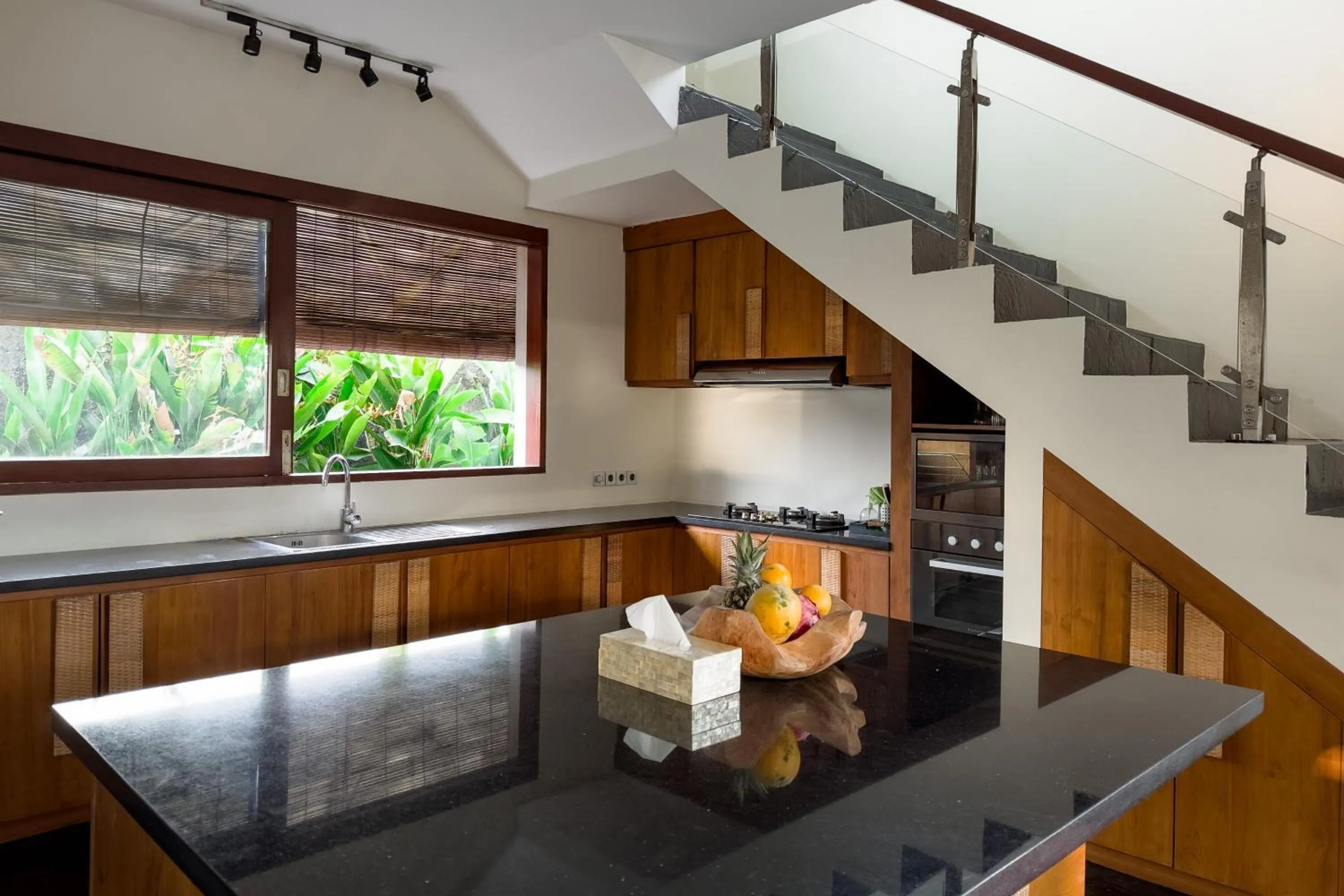 kitchen in Enchanting Canggu Villa