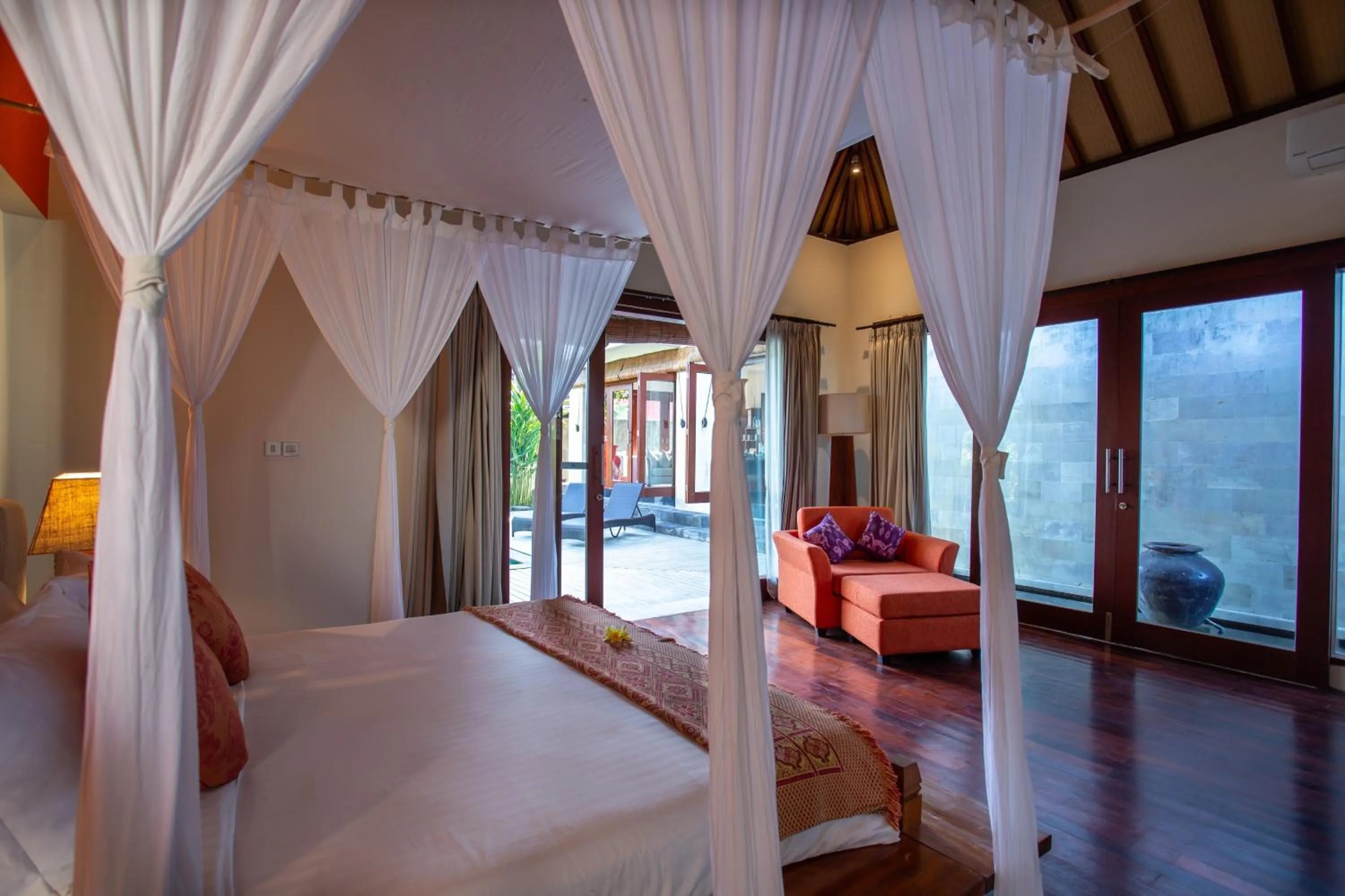 Bedroom, Bed in Enchanting Canggu Villa