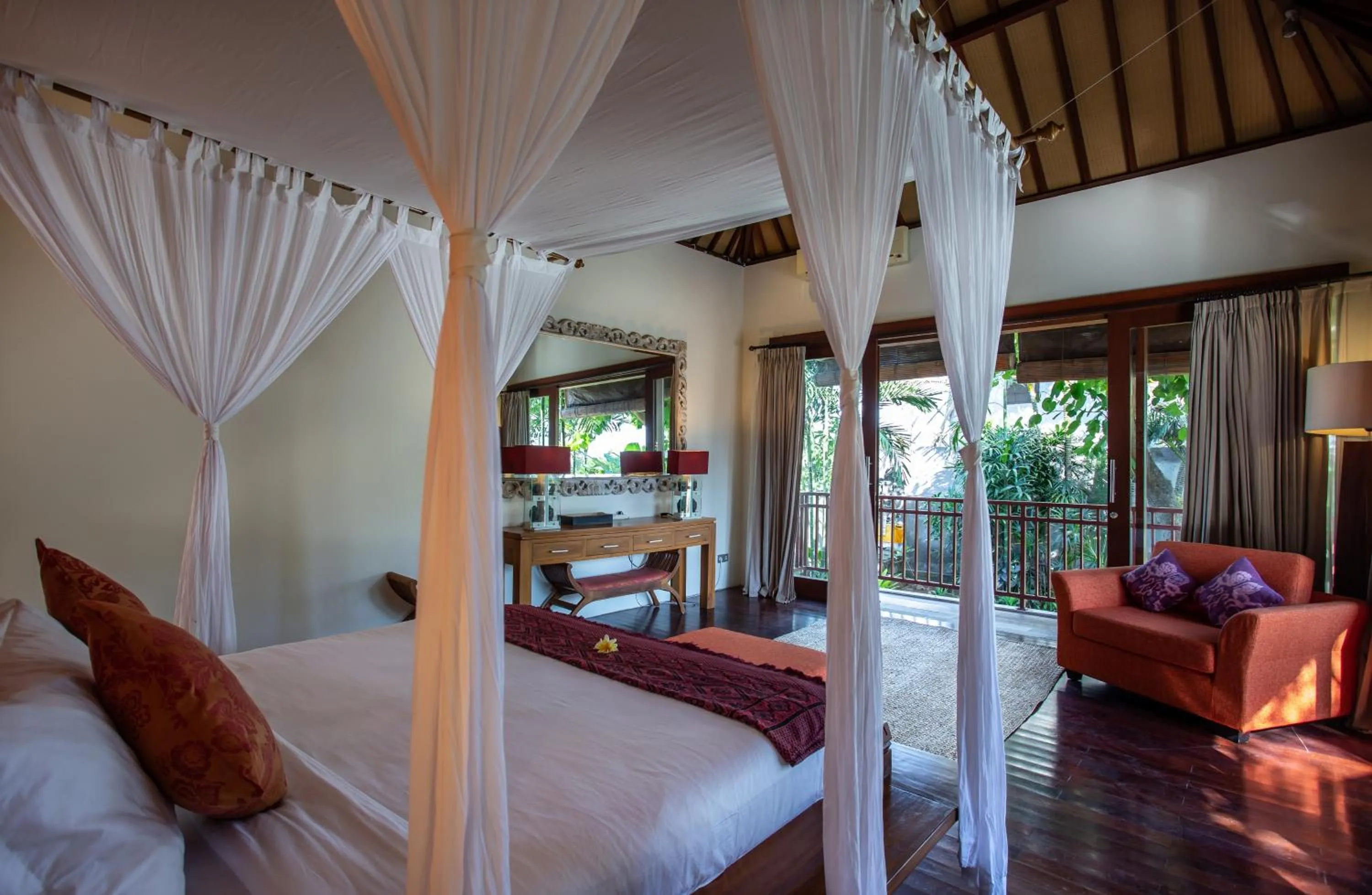 Bedroom, Bed in Enchanting Canggu Villa