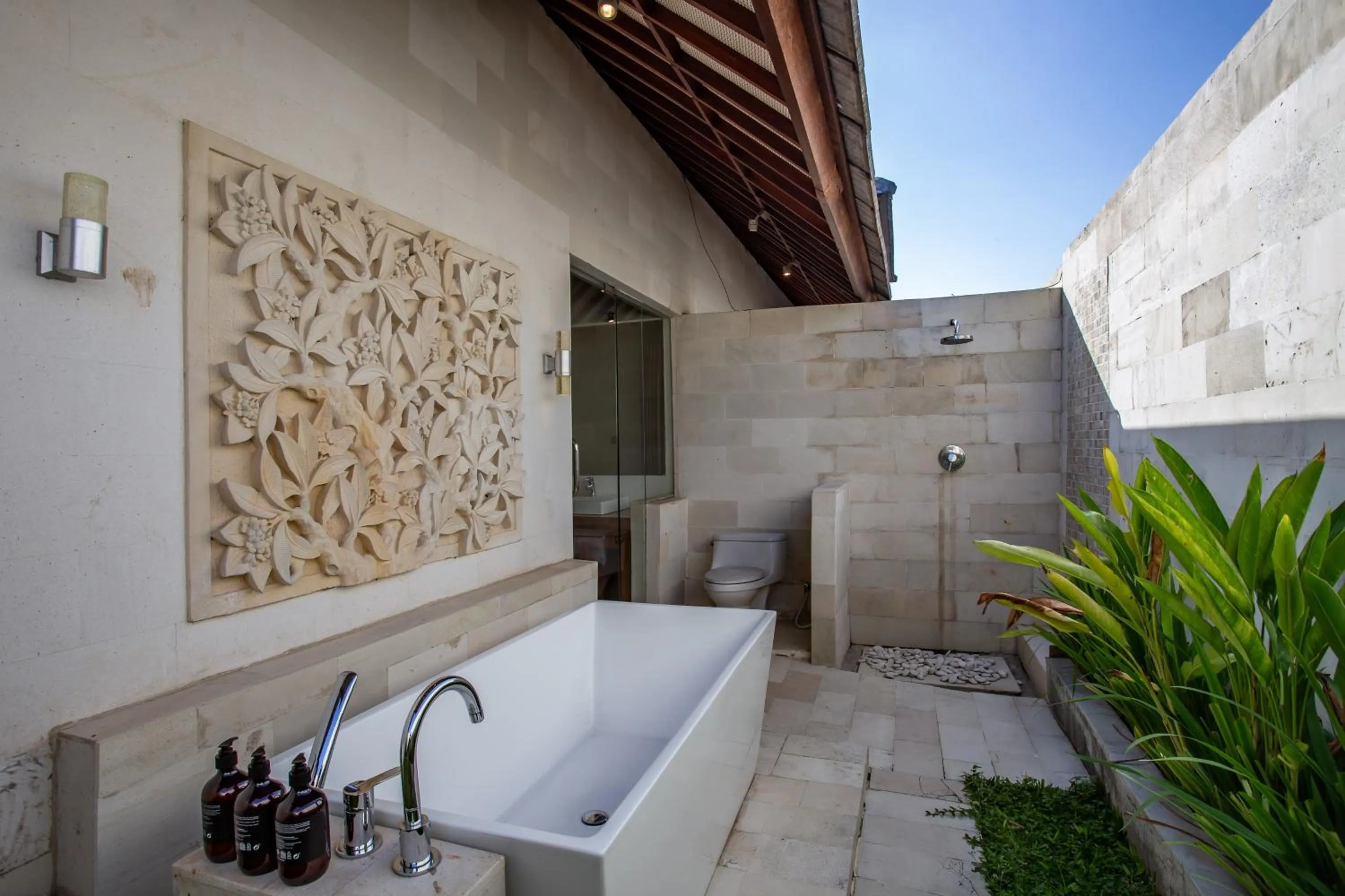 Bathroom in Enchanting Canggu Villa
