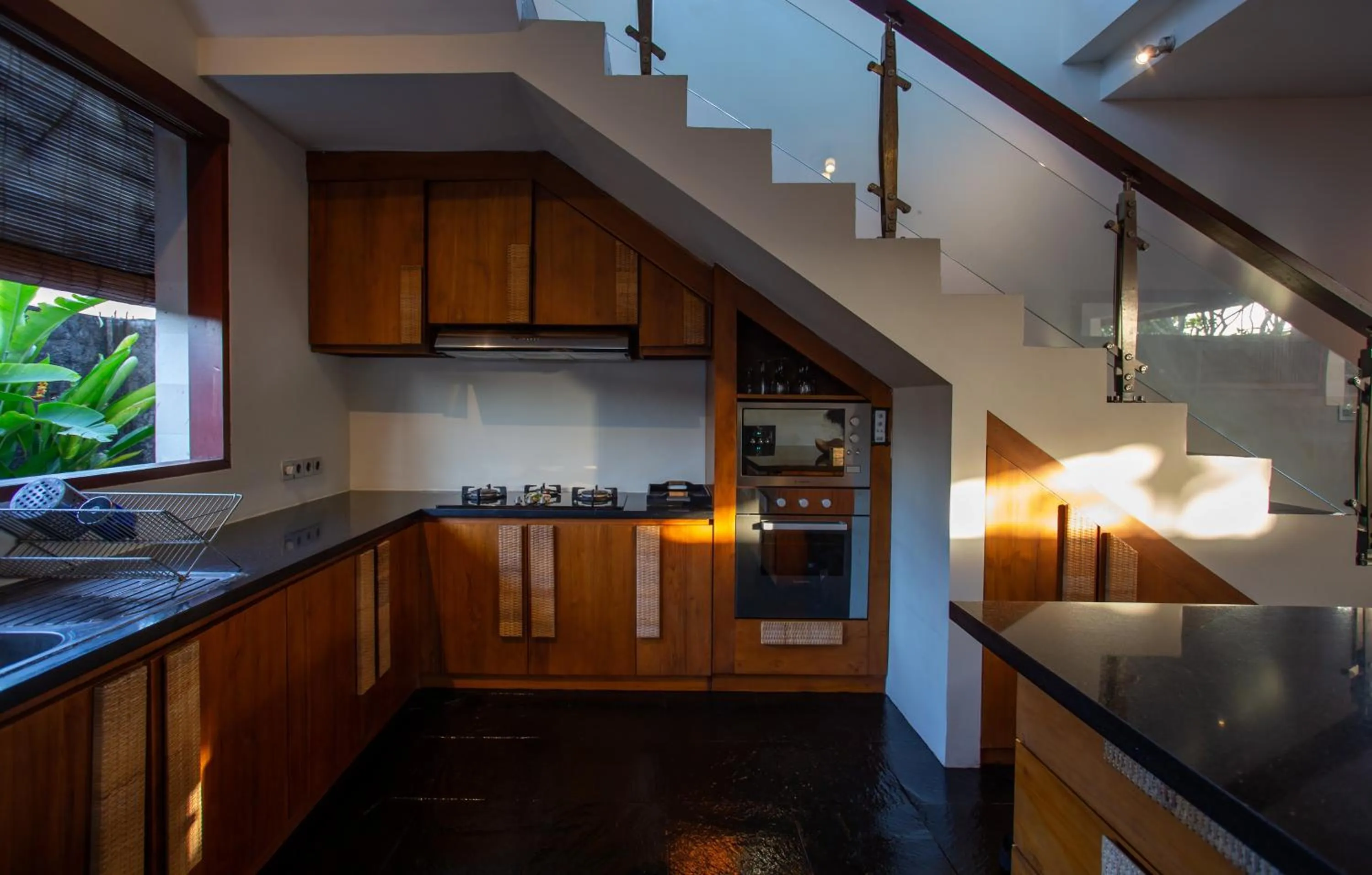 kitchen in Enchanting Canggu Villa