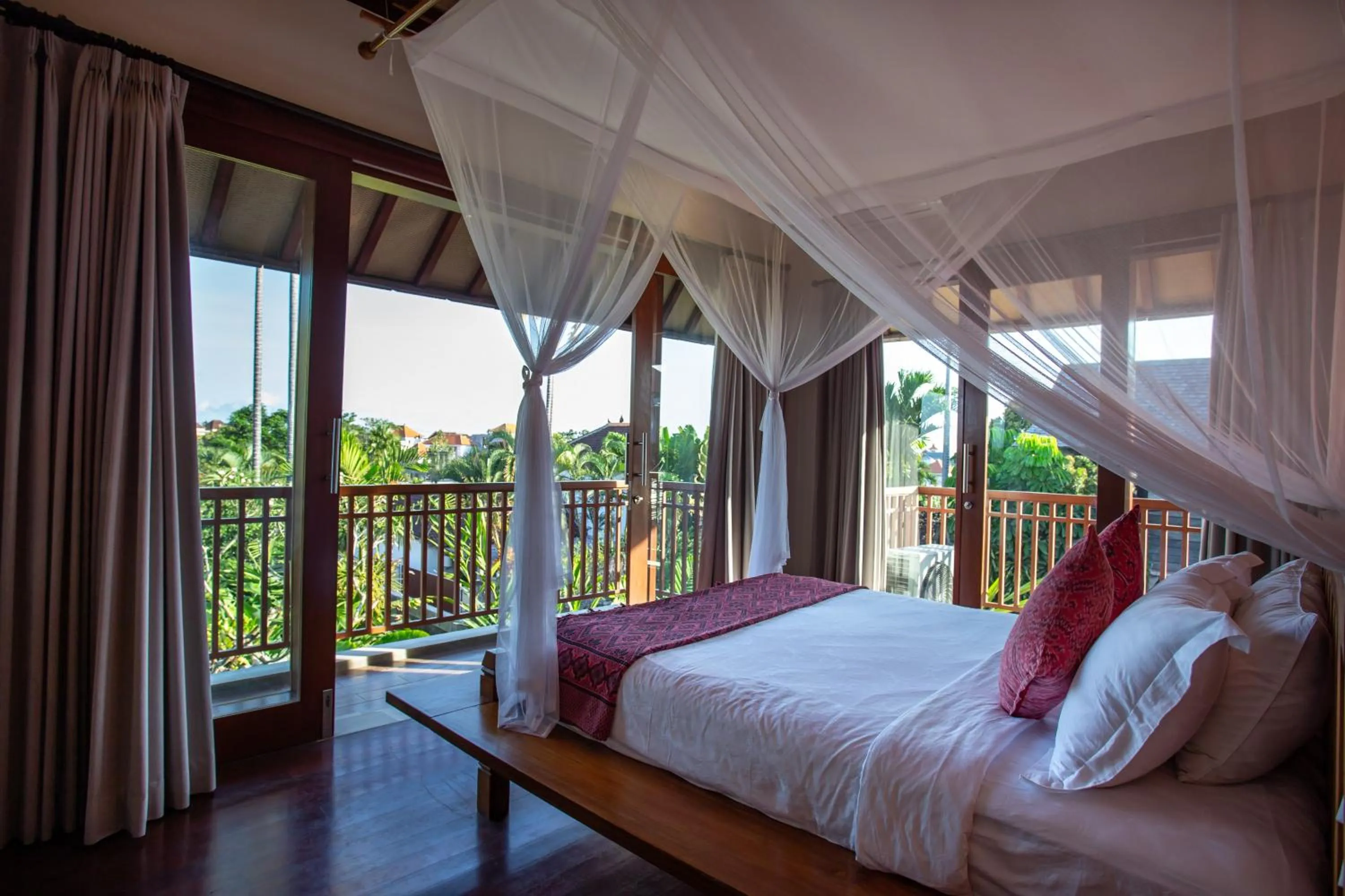 Bedroom, Bed in Enchanting Canggu Villa