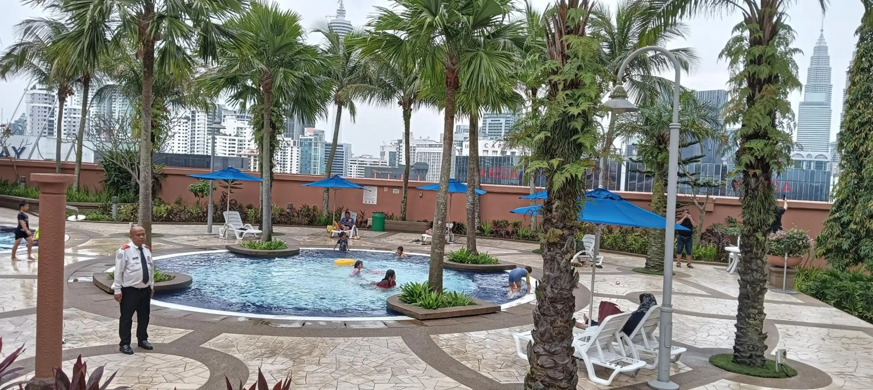 Swimming pool in EMAS Service Suite Times Square