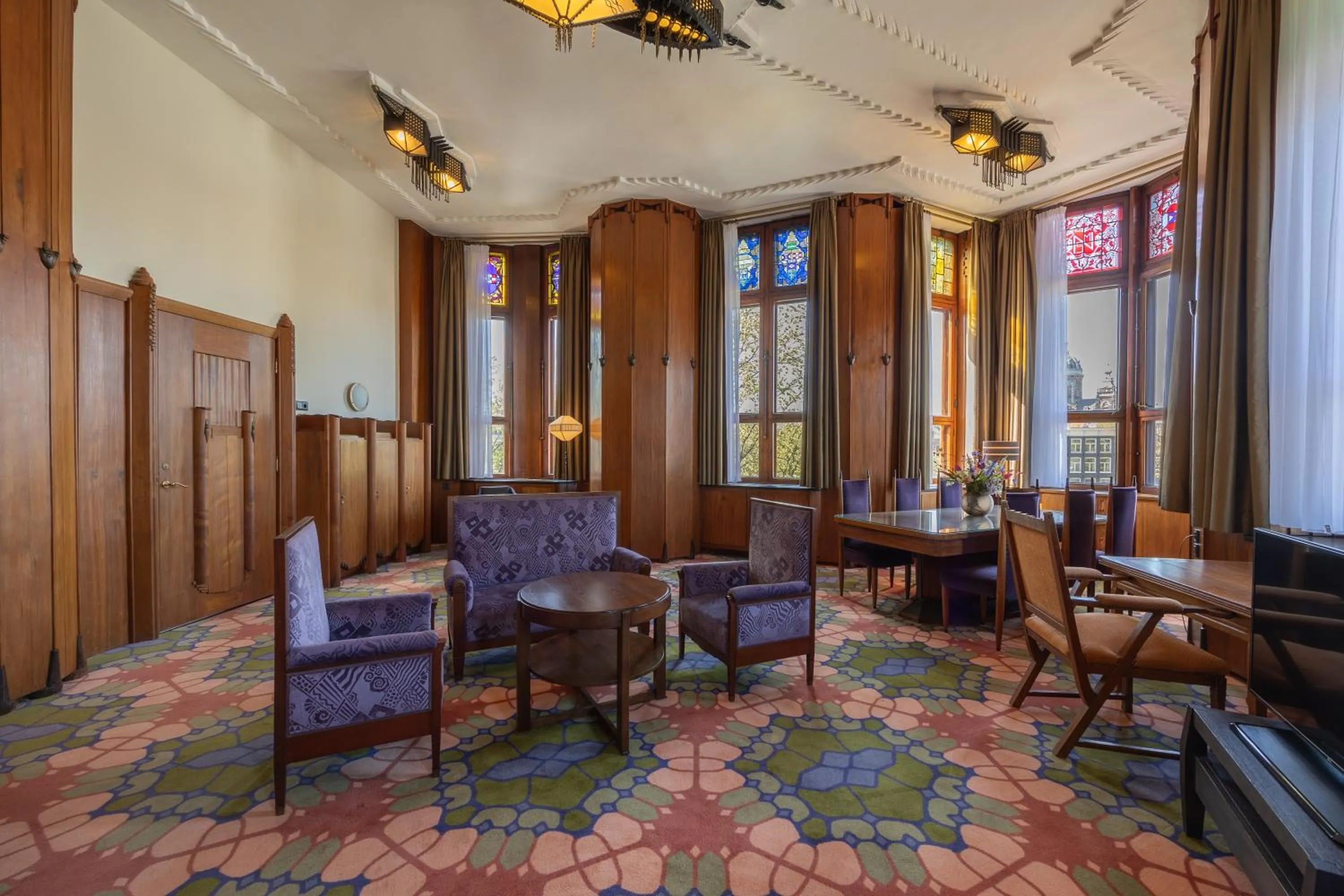 Living room in Grand Hotel Amrâth Amsterdam
