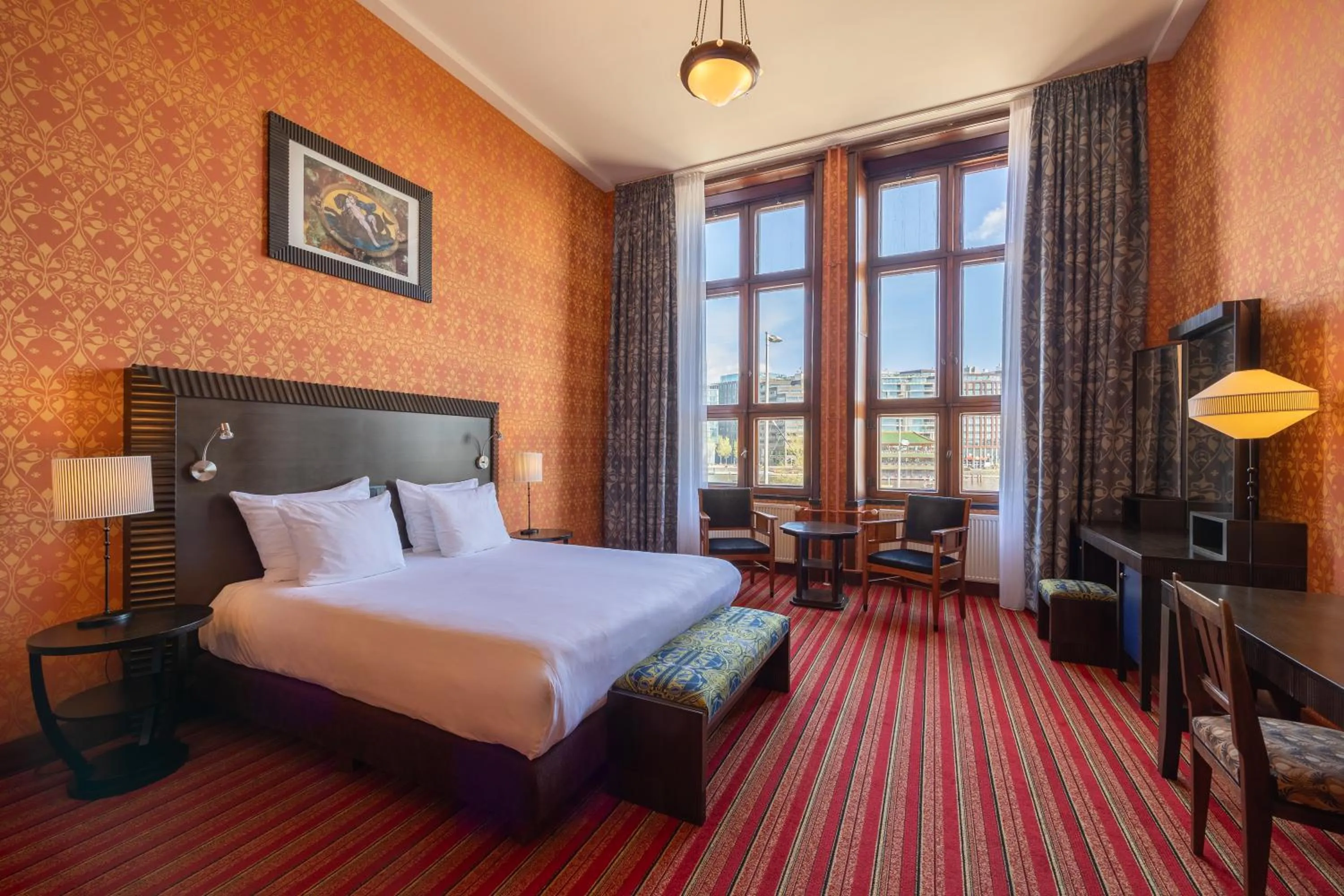 Bedroom, Bed in Grand Hotel Amrâth Amsterdam